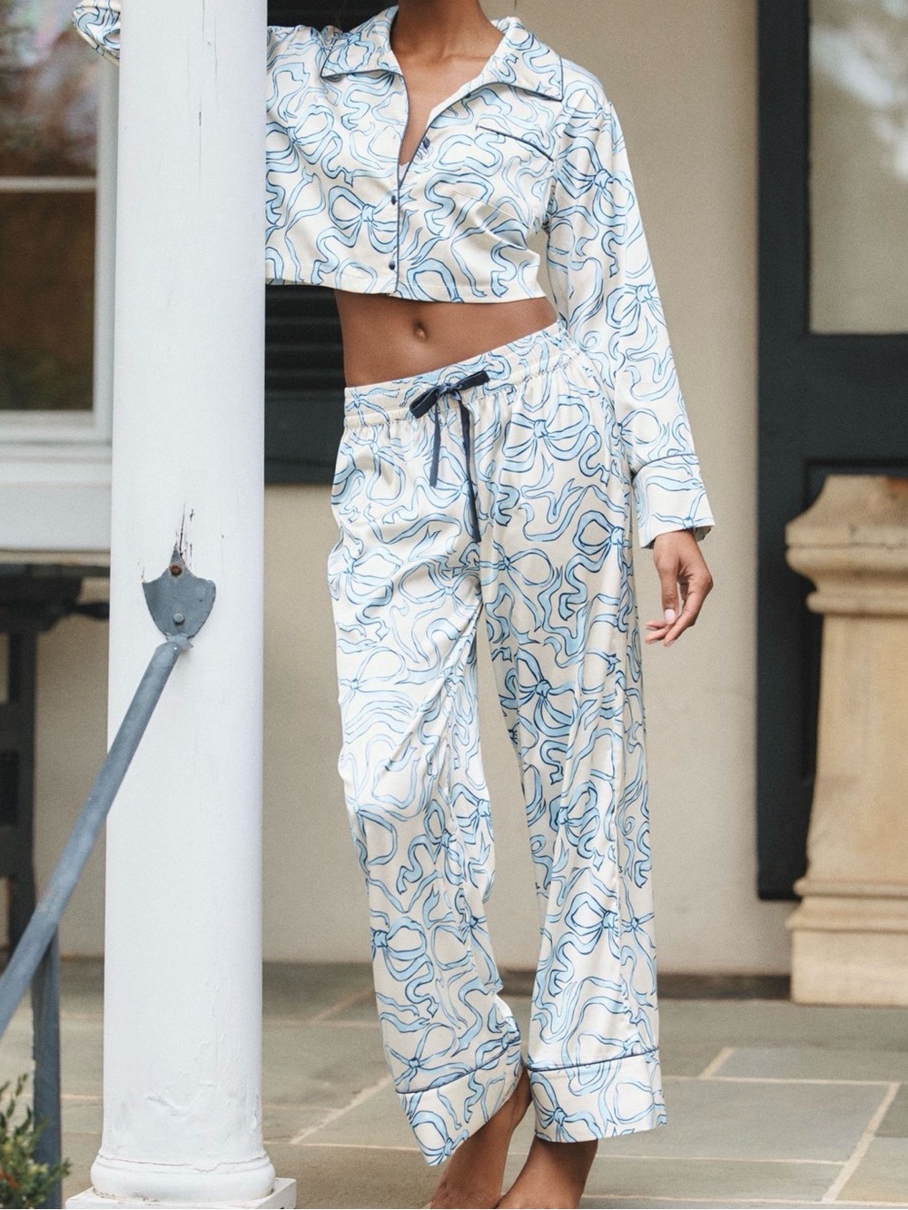 Kilo Brava Bow PJ Set